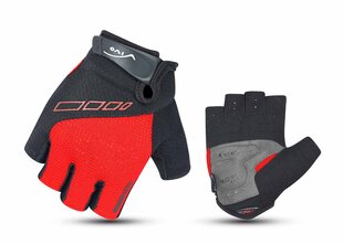 Vivo SB-01-7001-C cycling gloves black-red цена и информация | Велосипедные перчатки | pigu.lt
