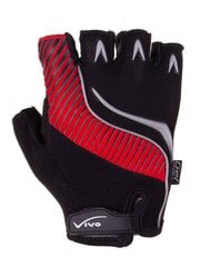 Vivo SB-01-7014-D cycling gloves black-red цена и информация | Велосипедные перчатки | pigu.lt