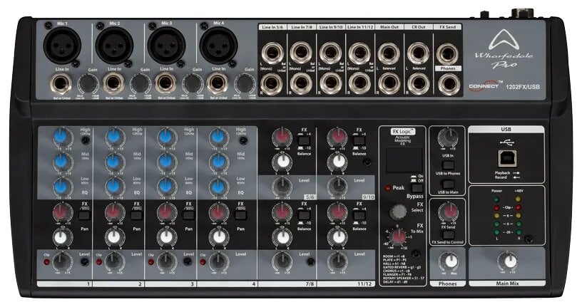 Wharfedale Connect 1202USB/FX цена и информация | DJ pultai | pigu.lt