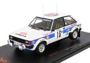 Talbot Sunbeam Lotus #16 Rallye Monte Carlo 1981 G.Frequelin/J.Todt IXO :24 24RAL023A kaina ir informacija | Kolekciniai modeliukai | pigu.lt