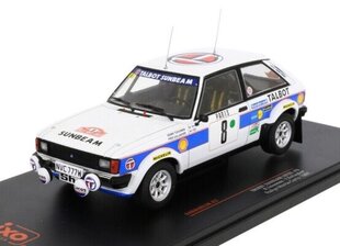 Talbot Sunbeam Lotus #8 Rallye Monte Carlo 1981 H.Toivonen/F.Gallagher IXO :24 24RAL023B kaina ir informacija | Kolekciniai modeliukai | pigu.lt