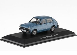 Toyota Starlet - 1978 Blue HACHETTE 1:43 ADD156 цена и информация | Коллекционные модели автомобилей | pigu.lt