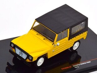 Citroen Namco Pony 1975 Yellow/Black IXO 1:43 kaina ir informacija | Kolekciniai modeliukai | pigu.lt