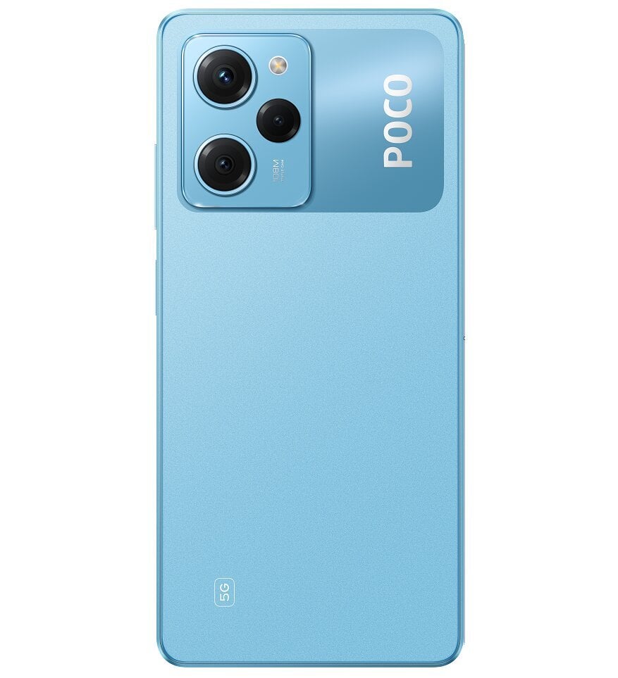 Poco X5 Pro 5G 6/128GB MZB0CSBEU Blue kaina ir informacija | Mobilieji telefonai | pigu.lt