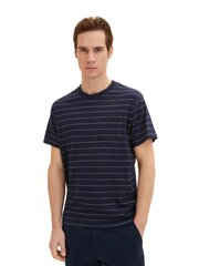 Мужская футболка Tom Tailor 1023906*14778, тёмно-синяя цена и информация | Футболка мужская | pigu.lt