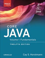 Core Java: Fundamentals, Volume 1 12th edition kaina ir informacija | Ekonomikos knygos | pigu.lt