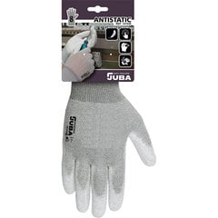 Рабочие перчатки JUBA Биоразлагаемое Зеленый нитрил цена и информация | Pirštinės darbui sode M/25cm | pigu.lt