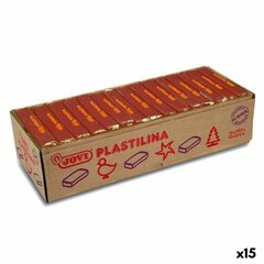 Plastilino dalys modeliavimui Jovi ruda 15 vnt kaina ir informacija | Piešimo, tapybos, lipdymo reikmenys | pigu.lt