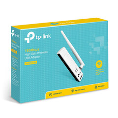 Сетевой адаптер TP-Link TL-WN722N цена и информация | Маршрутизаторы (роутеры) | pigu.lt