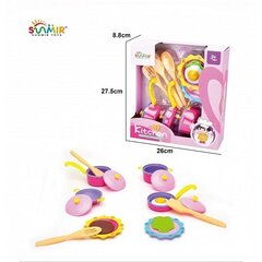 Žaislinis indų ir įrankių rinkinys SM-518 kaina ir informacija | Žaislai mergaitėms | pigu.lt