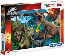 Dėlionė Clementoni Jurassic World 27196, 104 det. цена и информация | Пазлы | pigu.lt