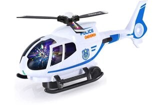 Policijos sraigtasparnis su šviesomis ir garsais (2745) цена и информация | Игрушки для мальчиков | pigu.lt