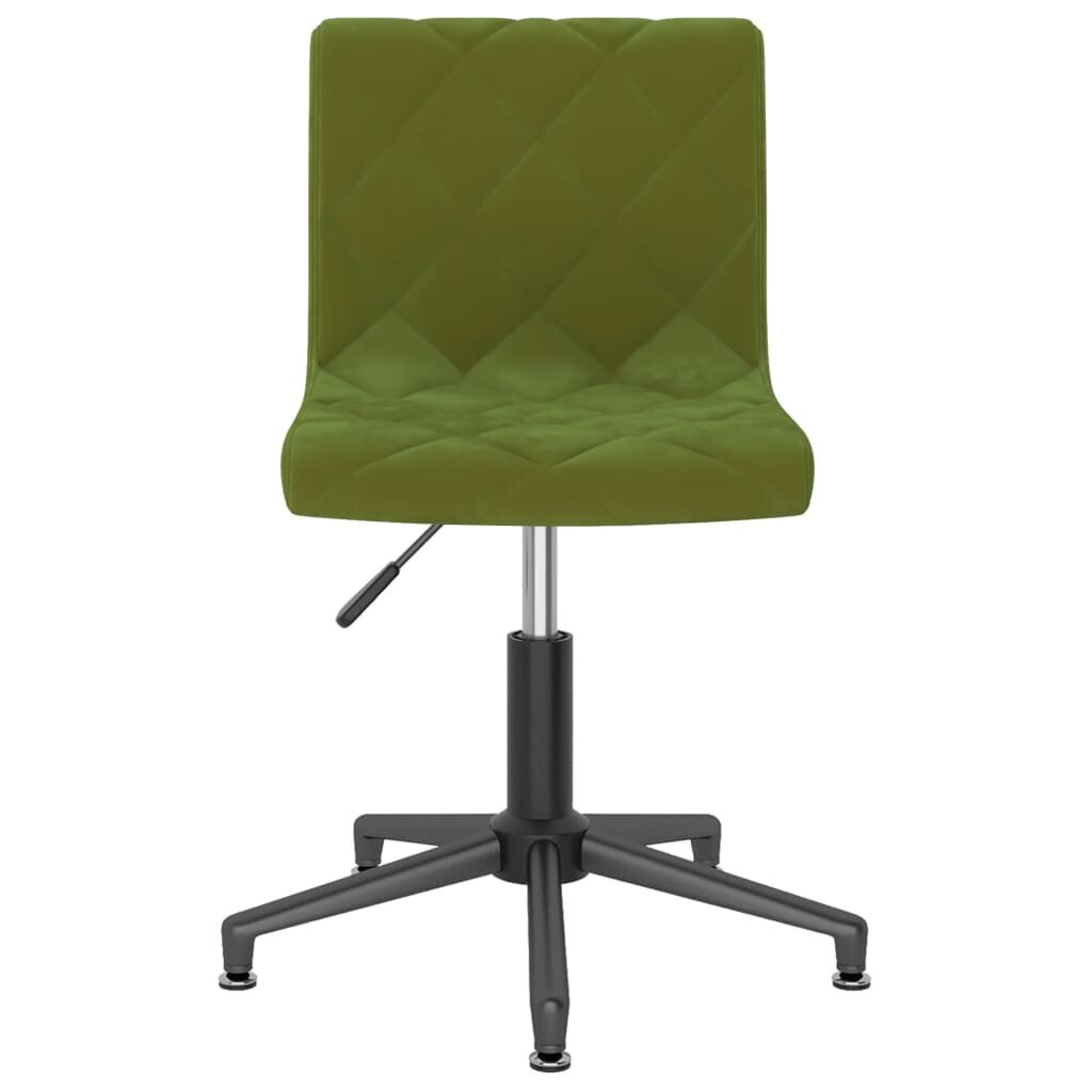 Pasukamos valgomojo kėdės VidaXL, žalios цена и информация | Virtuvės ir valgomojo kėdės | pigu.lt