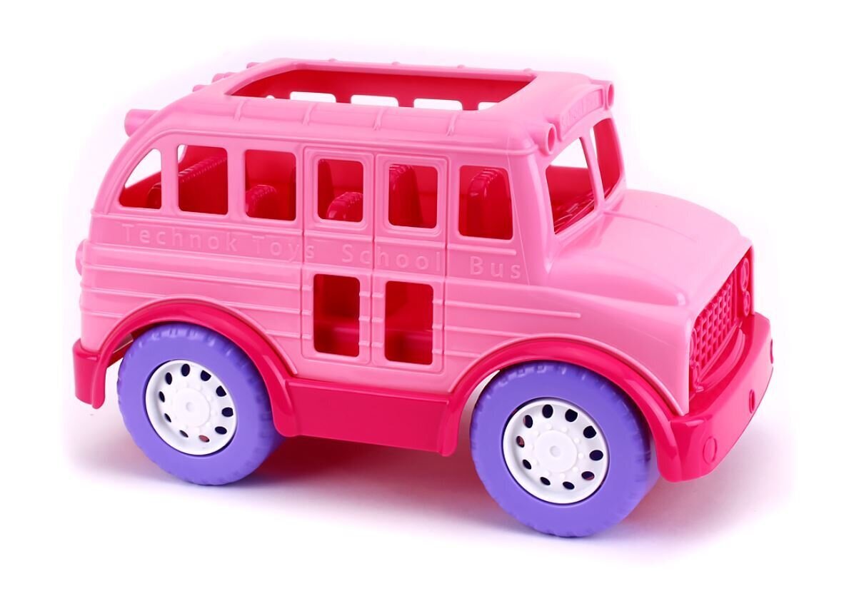 Mokyklinis autobusas Technok 7129, rožinis цена и информация | Žaislai kūdikiams | pigu.lt