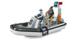 Policijos valtis su 2 figūrėlėmis ir priedais Bruder 62733 цена и информация | Игрушки для мальчиков | pigu.lt