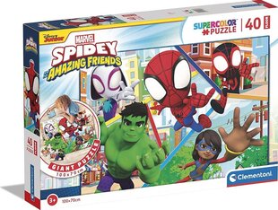 Dėlionė Clementoni Spidey 40 d. 25468 kaina ir informacija | Dėlionės (puzzle) | pigu.lt