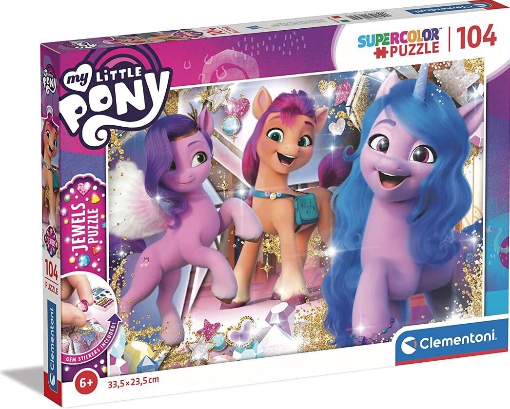 Dėlionė Clementoni, My Little Pony, 104 d. (20345) kaina ir informacija | Dėlionės (puzzle) | pigu.lt