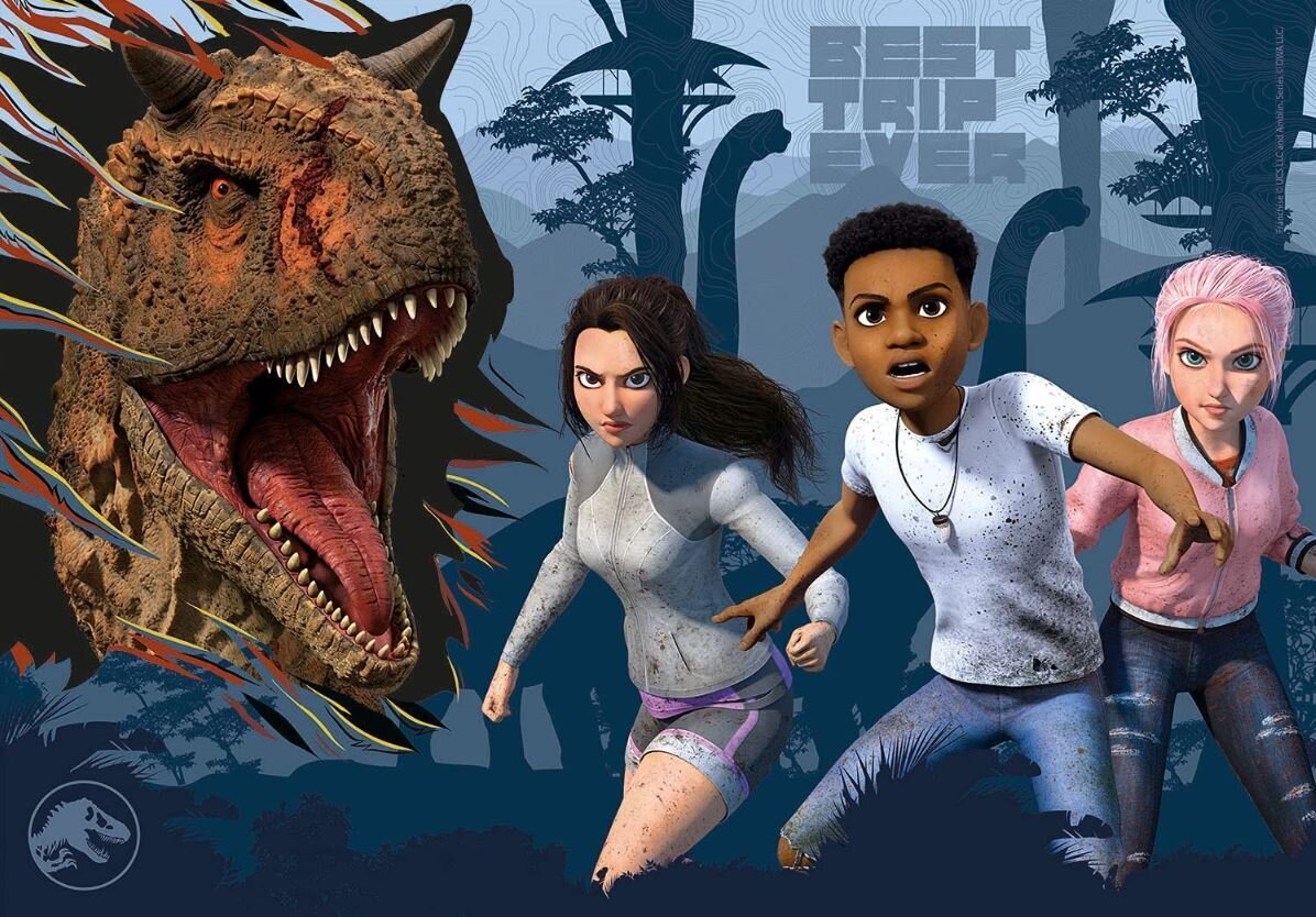 Dėlionė Clementoni Jurassic World 104 det. Šviečia tamsoje 27557 kaina ir informacija | Dėlionės (puzzle) | pigu.lt