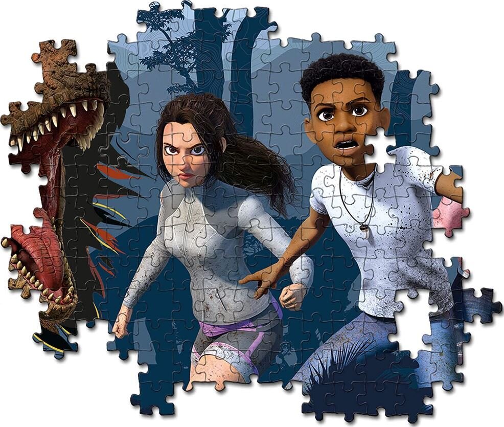 Dėlionė Clementoni Jurassic World 104 det. Šviečia tamsoje 27557 kaina ir informacija | Dėlionės (puzzle) | pigu.lt