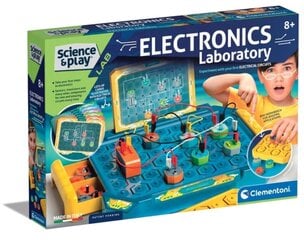 Elektronikos laboratorija Clementoni konstruktorius 50733 kaina ir informacija | Stalo žaidimai, galvosūkiai | pigu.lt