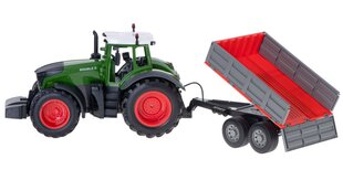 Nuotoliniu būdu valdomas traktorius su pakeliama priekaba kaina ir informacija | Žaislai berniukams | pigu.lt