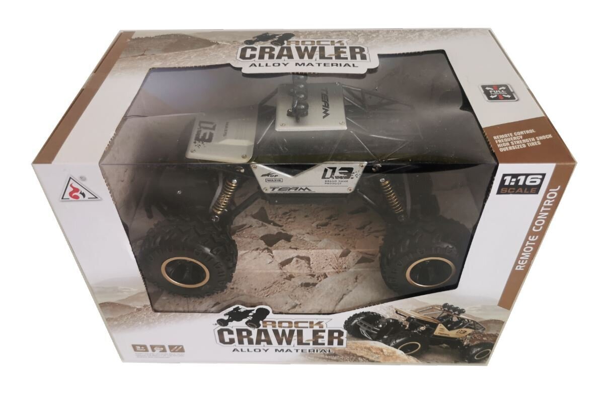 Nuotoliniu būdu valdomas džipas Rock Crawler 1:16 цена и информация | Žaislai berniukams | pigu.lt