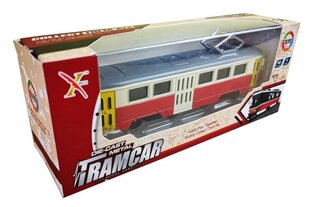 Metalinis tramvajus su garsais ir šviesomis Die Cast, 18 cm kaina ir informacija | Žaislai berniukams | pigu.lt