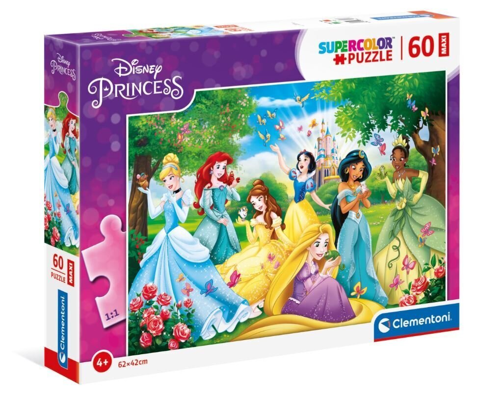 Dėlionė Clementoni Princesės 60 d. 26471 kaina ir informacija | Dėlionės (puzzle) | pigu.lt