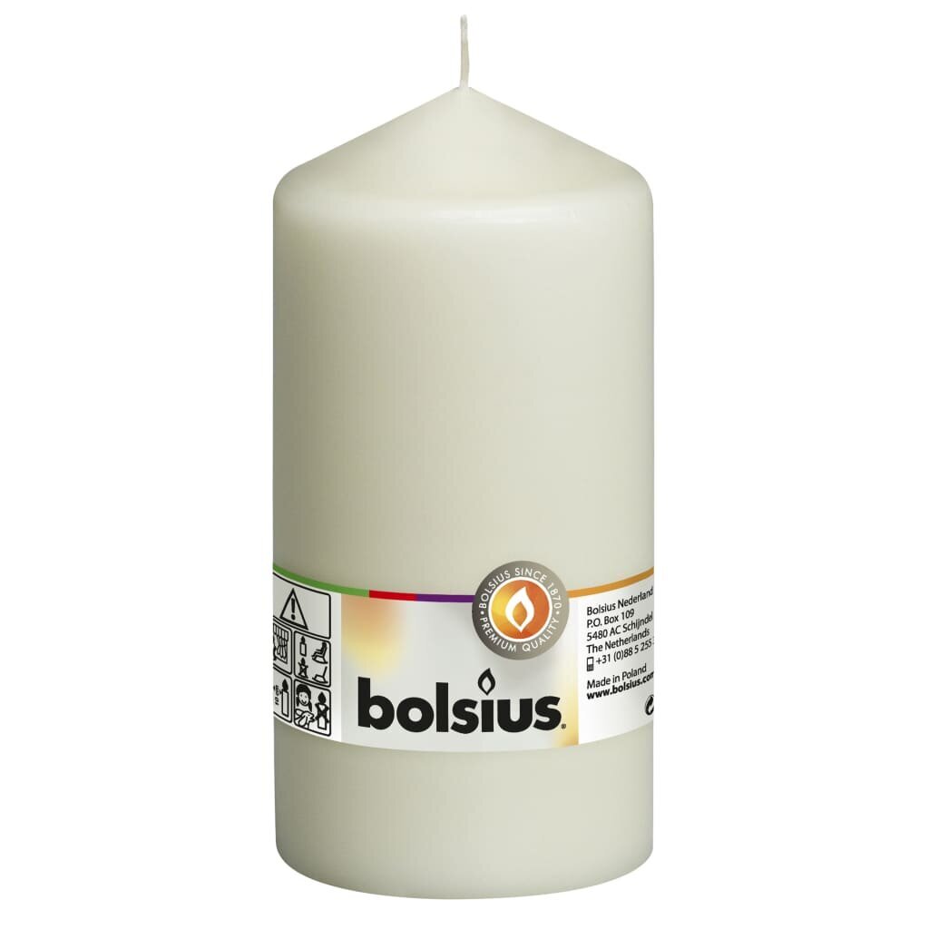 Žvakė Bolsius 150x78mm kaina ir informacija | Žvakės, Žvakidės | pigu.lt