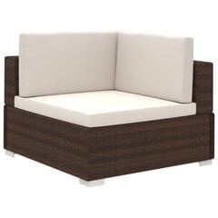 Набор мебели VidaXL, коричневый цена и информация | Комплекты уличной мебели | pigu.lt