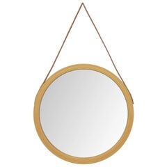 Sieninis veidrodis vidaXL, auksinės kaina ir informacija | Veidrodžiai | pigu.lt
