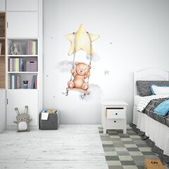 Детская интерьерная наклейка Спящий плюшевый мишка цена и информация | Интерьерные наклейки | pigu.lt