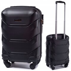 Mažas salono lagaminas Wings 28l XS, juodas цена и информация | Чемоданы, дорожные сумки | pigu.lt