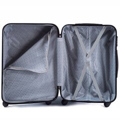 Mažas salono lagaminas Wings 28l XS, juodas kaina ir informacija | Lagaminai, kelioniniai krepšiai | pigu.lt