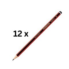 Pieštukas Staedtler Tradition 2B, 12 vnt kaina ir informacija | Piešimo, tapybos, lipdymo reikmenys | pigu.lt