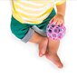 Kamuolys su barškučiu Oball 10 cm, rožinis, 0m+ kaina ir informacija | Žaislai kūdikiams | pigu.lt