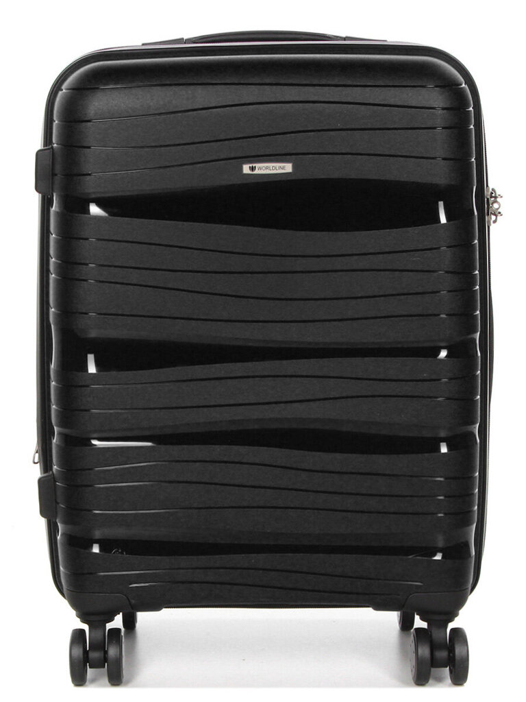 Didelis kelioninis lagaminas Airtex 283/L, juodas kaina ir informacija | Lagaminai, kelioniniai krepšiai | pigu.lt