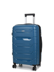 Маленький дорожный чемодан Airtex, синий, 282/S цена и информация | Чемоданы, дорожные сумки  | pigu.lt