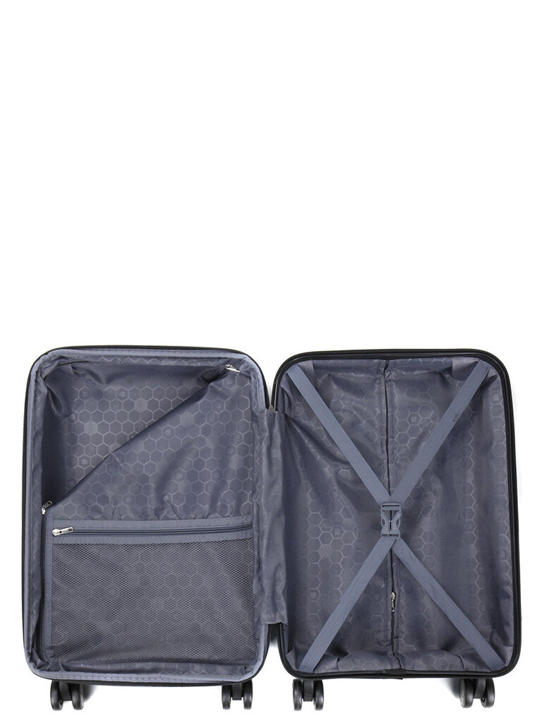 Didelis kelioninis lagaminas Airtex 282/L, mėlynas цена и информация | Lagaminai, kelioniniai krepšiai | pigu.lt