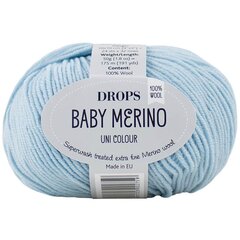 Пряжа Drops Baby Merino 11, 50 г, 175 м. цена и информация | Принадлежности для вязания | pigu.lt