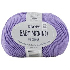 Siūlai Drops Baby Merino 14, 50 g, 175 m. kaina ir informacija | Mezgimui | pigu.lt