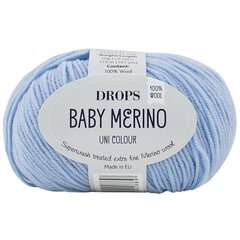 Пряжа Drops Baby Merino 24, 50 г, 175 м. цена и информация | Принадлежности для вязания | pigu.lt