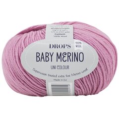 Пряжа Drops Baby Merino 27, 50 г, 175 м. цена и информация | Принадлежности для вязания | pigu.lt