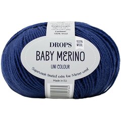 Пряжа Drops Baby Merino 30, 50 г, 175 м. цена и информация | Принадлежности для вязания | pigu.lt