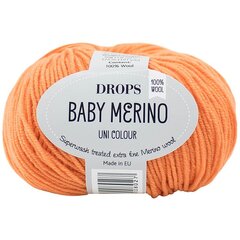 Siūlai Drops Baby Merino 36, 50 g, 175 m. kaina ir informacija | Mezgimui | pigu.lt