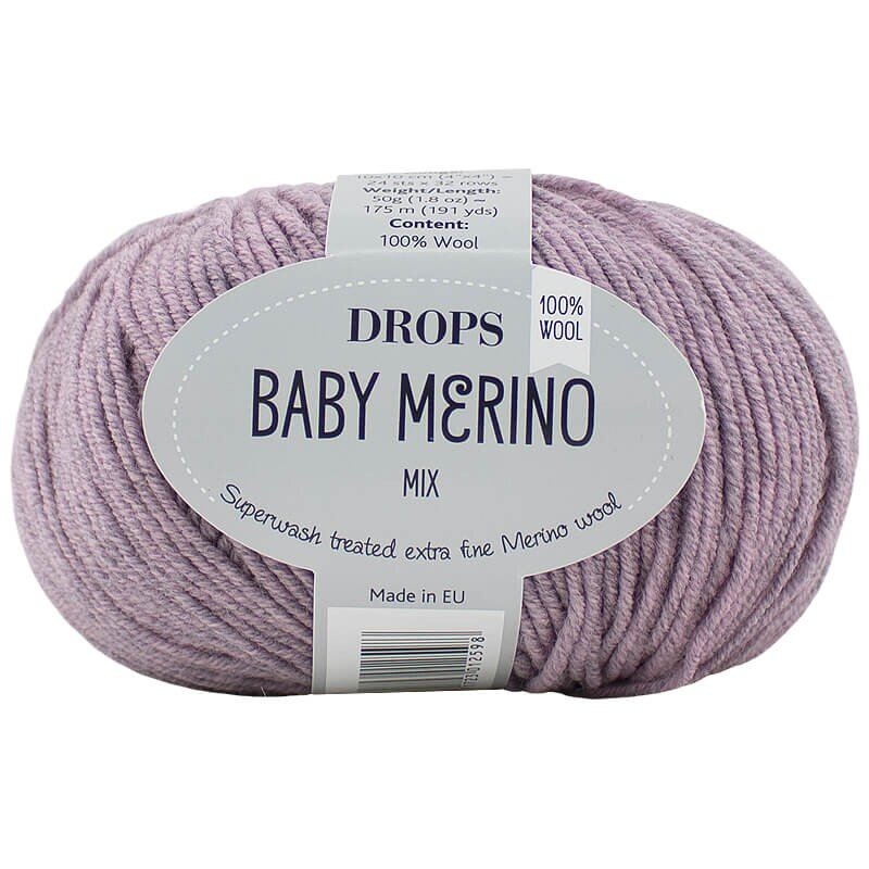 Siūlai Drops Baby Merino 39, 50 g, 175 m. kaina ir informacija | Mezgimui | pigu.lt