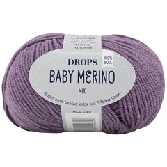 Пряжа Drops Baby Merino 40, 50 г, 175 м. цена и информация | Принадлежности для вязания | pigu.lt
