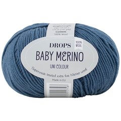 Пряжа Drops Baby Merino 42, 50 г, 175 м. цена и информация | Принадлежности для вязания | pigu.lt