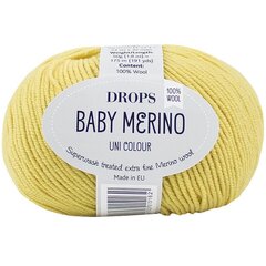Пряжа Drops Baby Merino 45, 50 г, 175 м. цена и информация | Принадлежности для вязания | pigu.lt