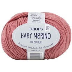 Пряжа Drops Baby Merino 46, 50 г, 175 м. цена и информация | Принадлежности для вязания | pigu.lt